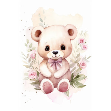 Cute Teddy Bear Canvas